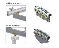 鋁合金軌道小車滑車
